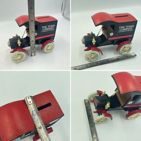 Vintage Texaco #1 Ertl 1905 Ford Model T Van Truck Bank The Texas Company - Picture 10 of 16